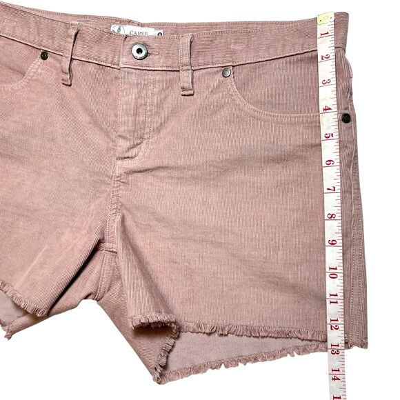 Carve Designs Women's Oahu Corduroy Raw Hem Shorts Pockets Size 8 Mauve'ish Pink - Picture 12 of 13